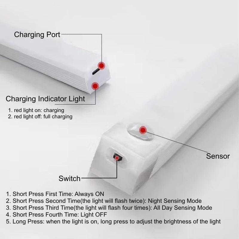 SENSOR LED PARA CASA,COZINHA, ARMÁRIO, MULTIUSO - DONA MAH